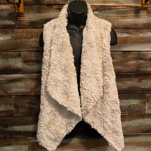 Melange faux fur vest Dylan by True Grit